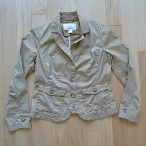 J Crew Classic Twill Chino Field Jacket